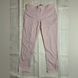 Banana Republic crop Pink Sloan Pants. Size 6.
